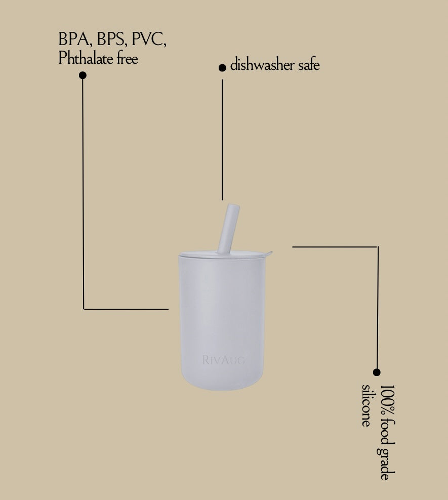 Silicone Straw Cup