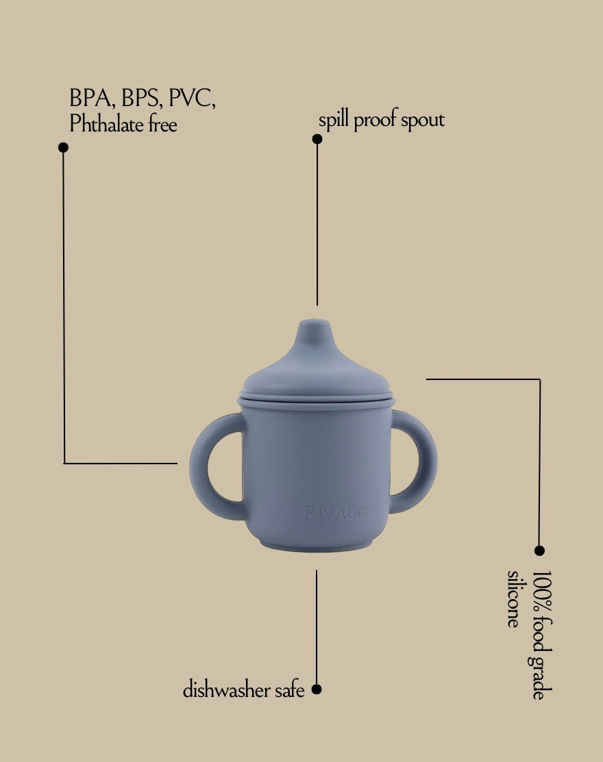 Silicone No Spill Sippy Cup