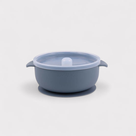 Silicone Suction Bowl with Lid
