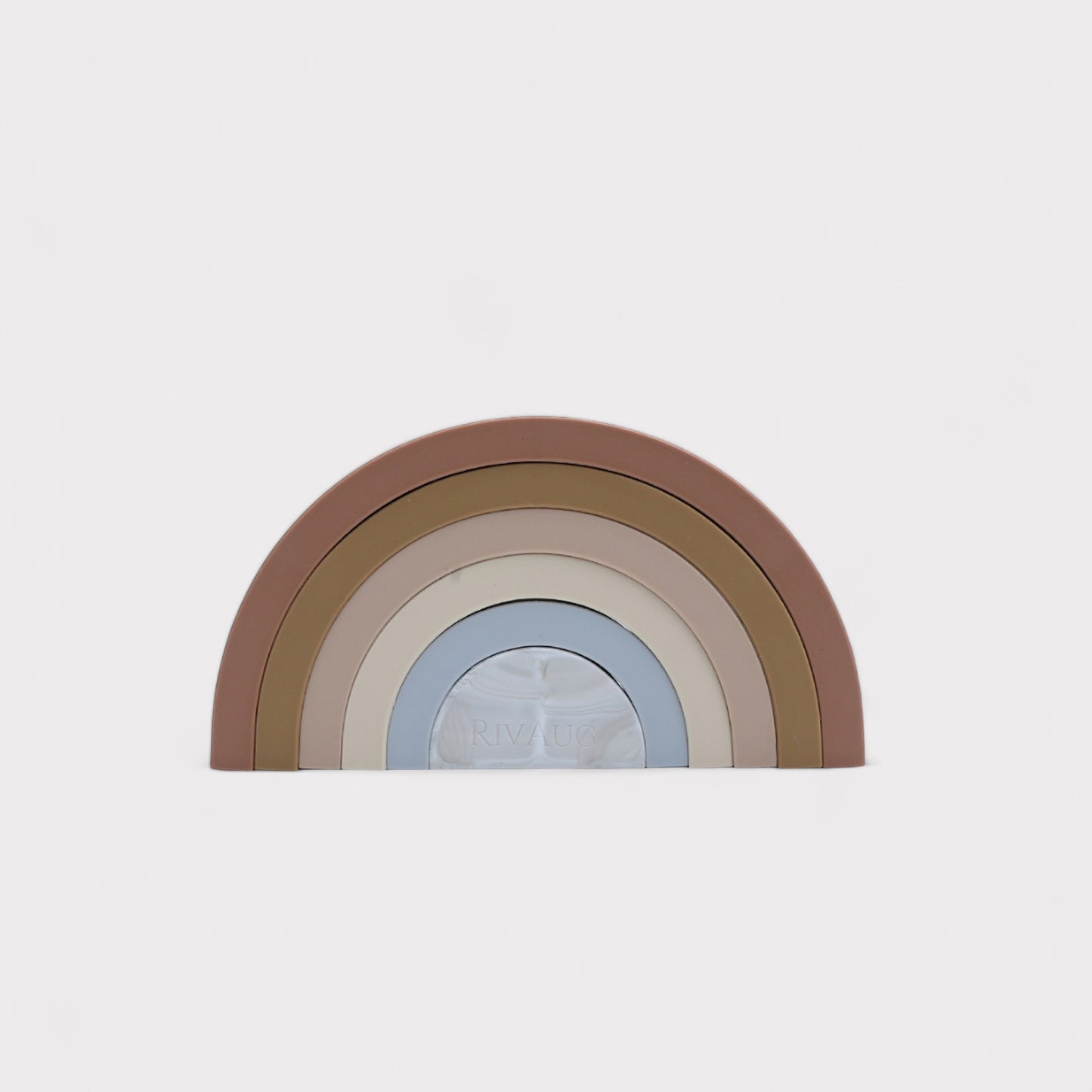 Silicone Rainbow Stacking Teething Toy