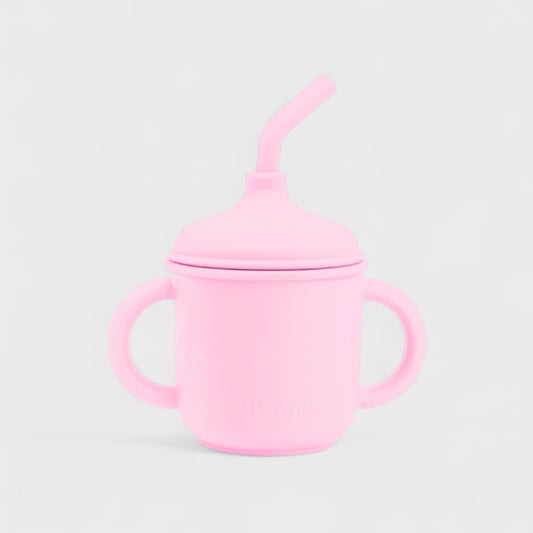 Silicone No Spill Straw Cup